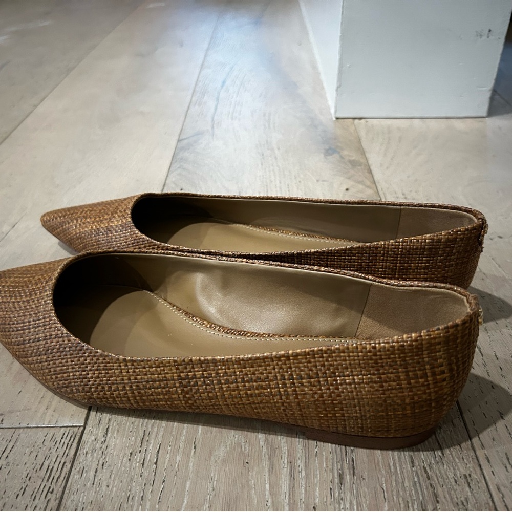 Sam Edelman Textured Brown Flats